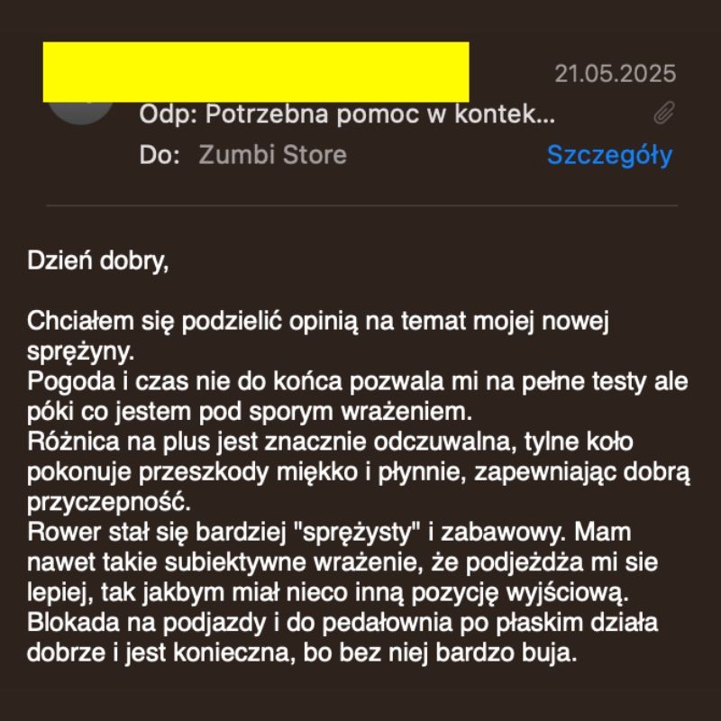 Nowy damper Cane Creek DB Coil IL | duża różnica w przyczepności i pracy tyłu 4092