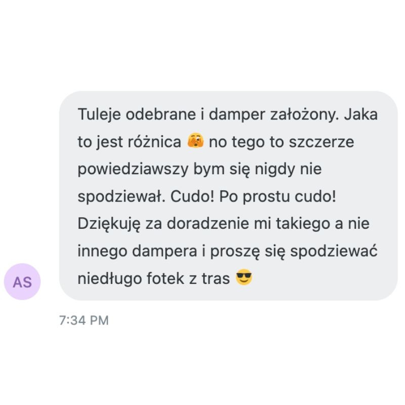 Ogromna różnica po montażu dampera CaneCreek |  opinia o doradztwie Zumbi Store | 4472