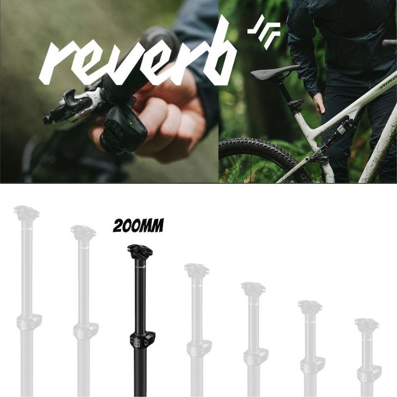 Sztyca regulowana RockShox Reverb AXS B1 2026 | bezprzewodowa AXS | 200 mm | USB-C