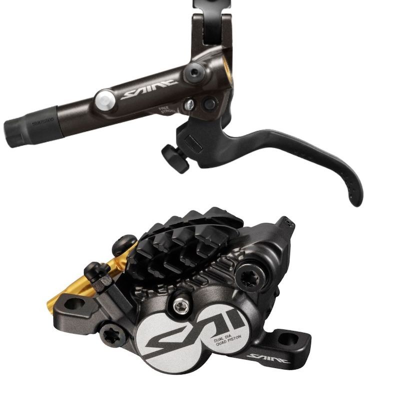 Hamulec Shimano Saint M820 z radiatorem | Wersja DH i enduro | kompletny zestaw